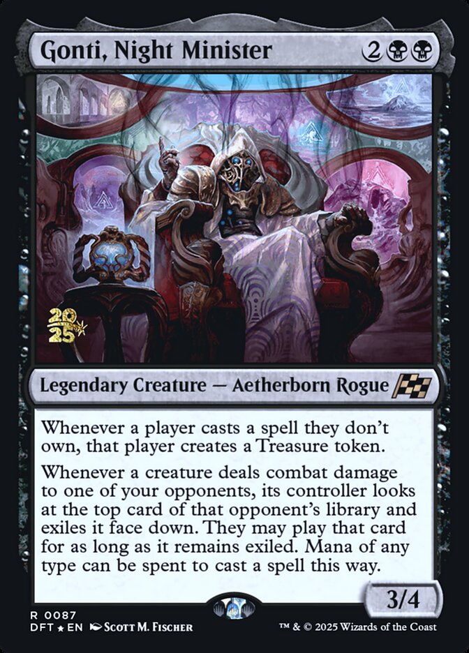Gonti, Night Minister card image