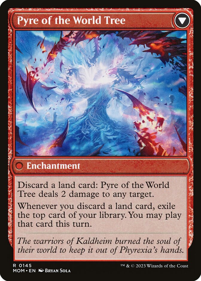 Invasion of Kaldheim // Pyre of the World Tree card image