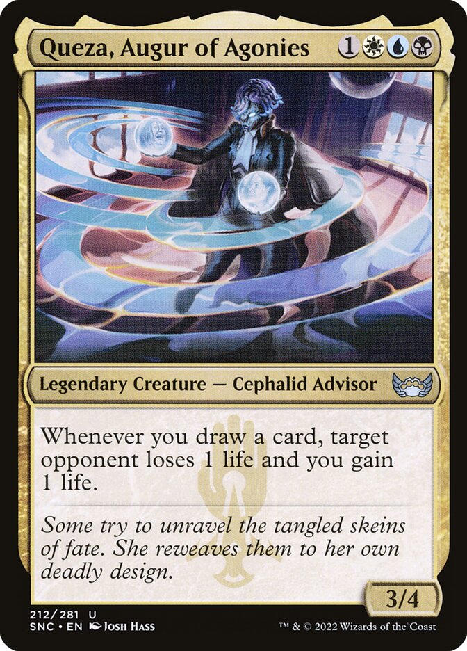 Queza, Augur of Agonies card image