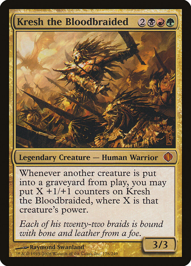 Kresh the Bloodbraided card image