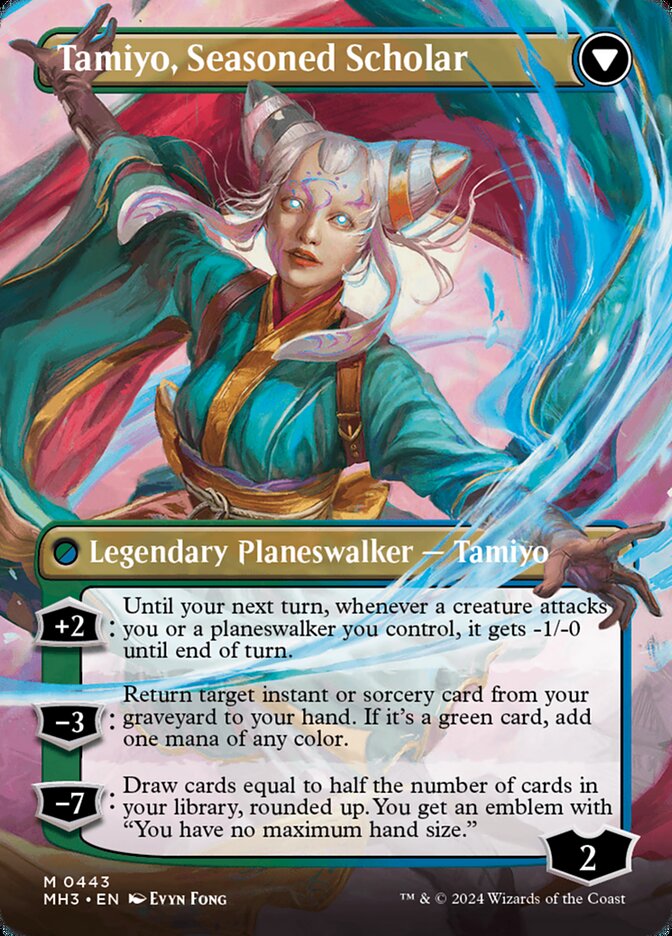 Tamiyo, Inquisitive Student // Tamiyo, Seasoned Scholar card image