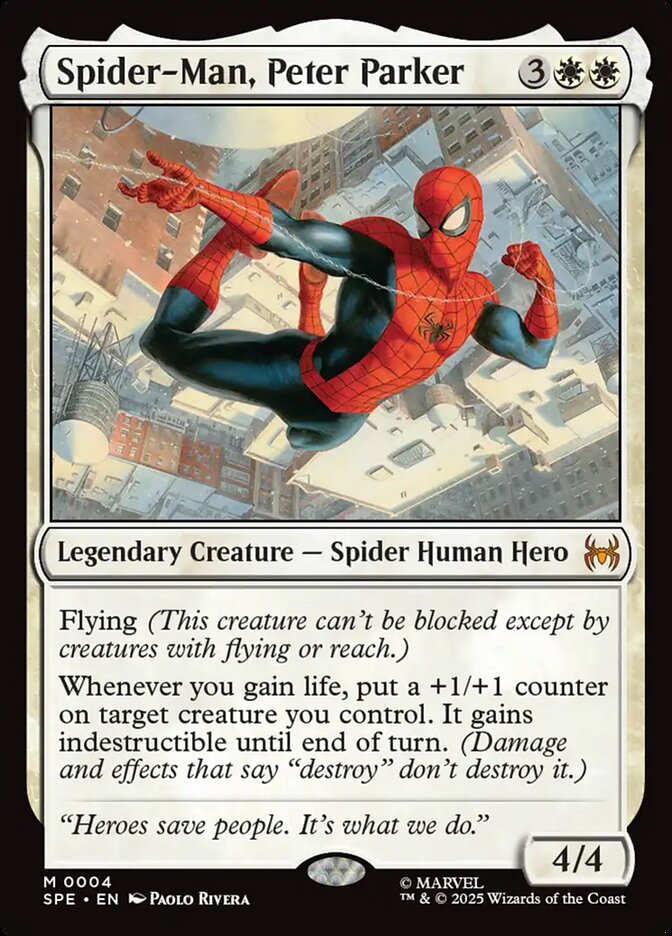 Spider-Man, Peter Parker card image