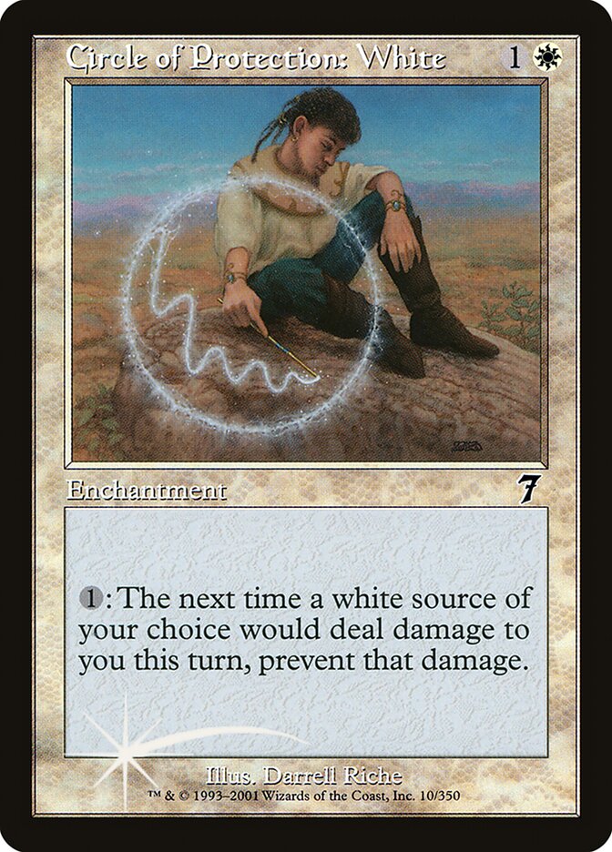 Circle of Protection: White card image