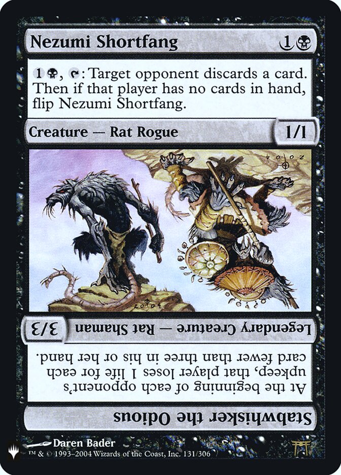 Nezumi Shortfang // Stabwhisker the Odious card image