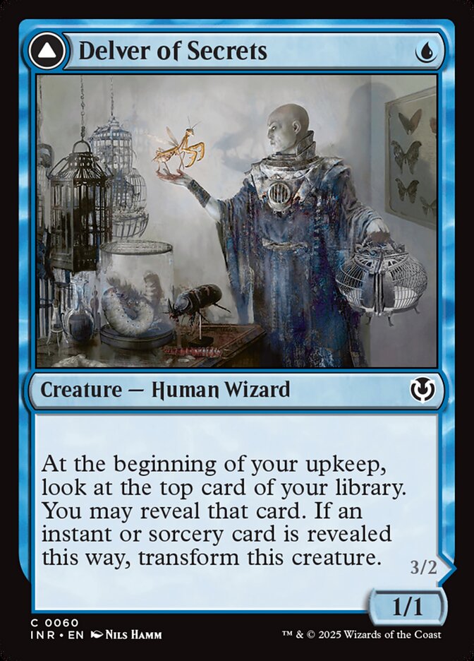 Delver of Secrets // Insectile Aberration card image