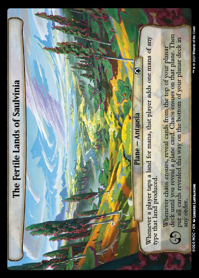 The Fertile Lands of Saulvinia card image
