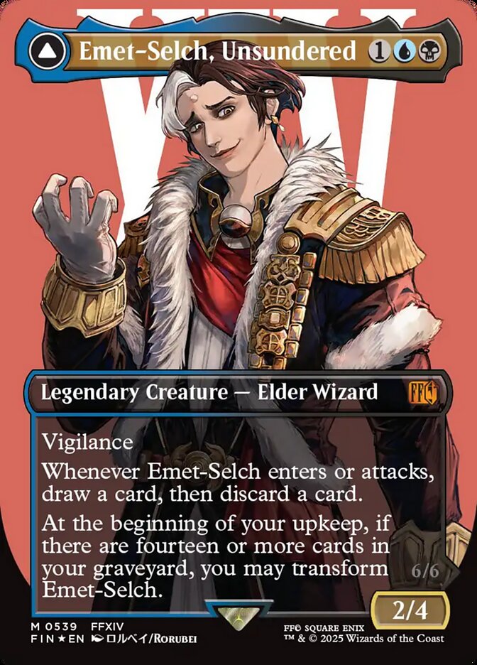Emet-Selch, Unsundered // Hades, Sorcerer of Eld card image
