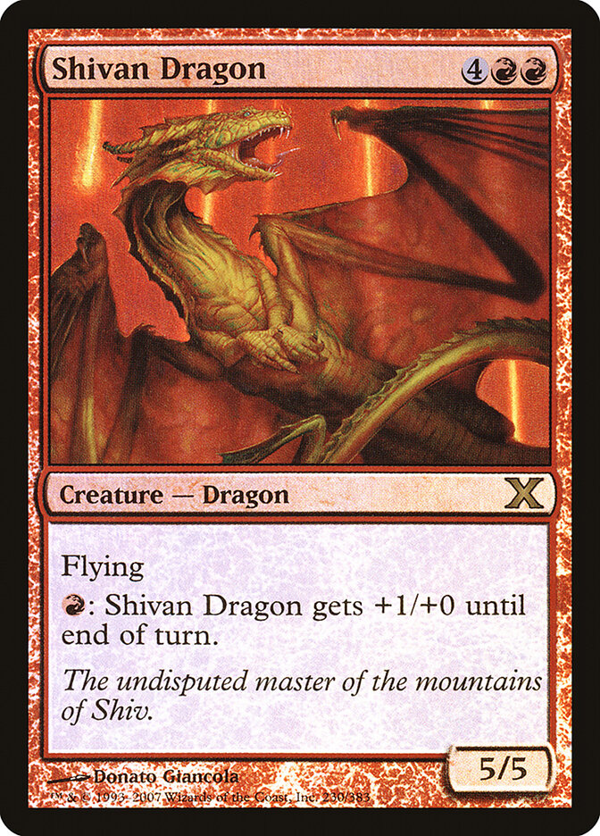 Shivan Dragon card image