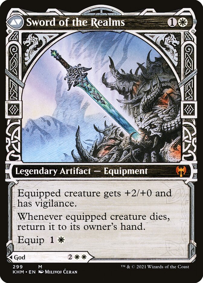 Halvar, God of Battle // Sword of the Realms card image