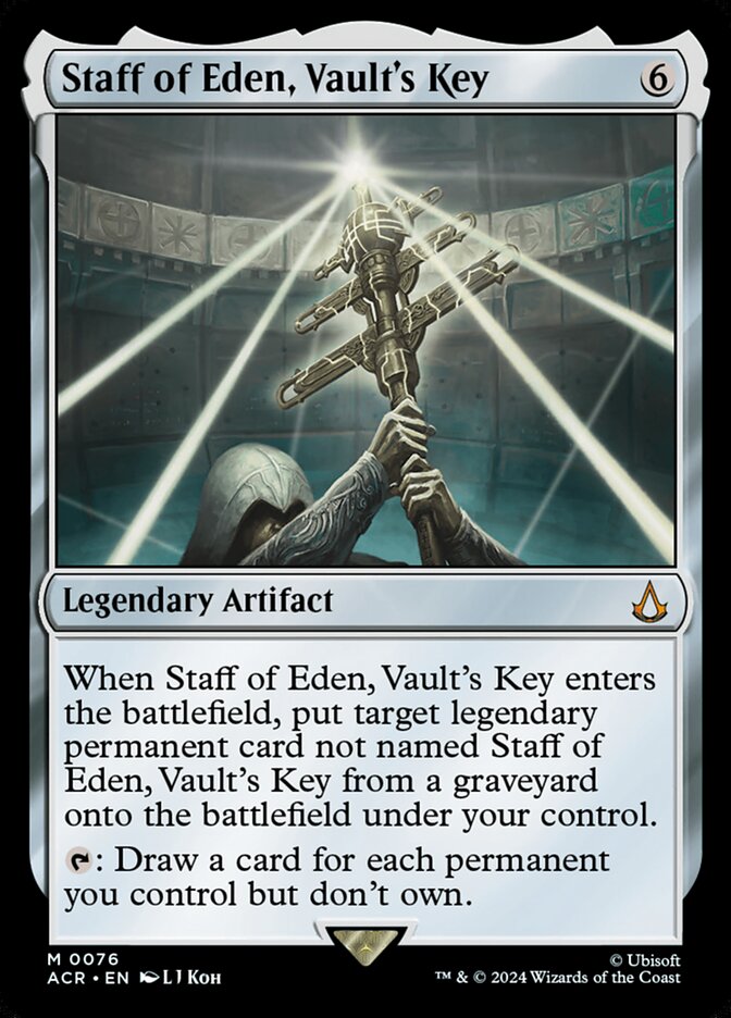 Staff of Eden, Vault's Key card image
