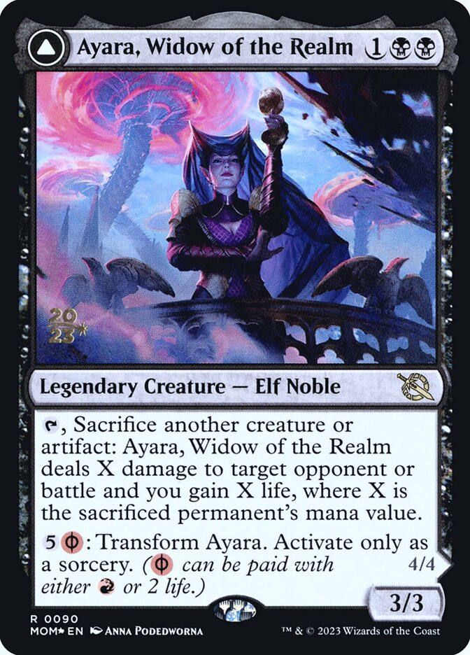 Ayara, Widow of the Realm // Ayara, Furnace Queen card image