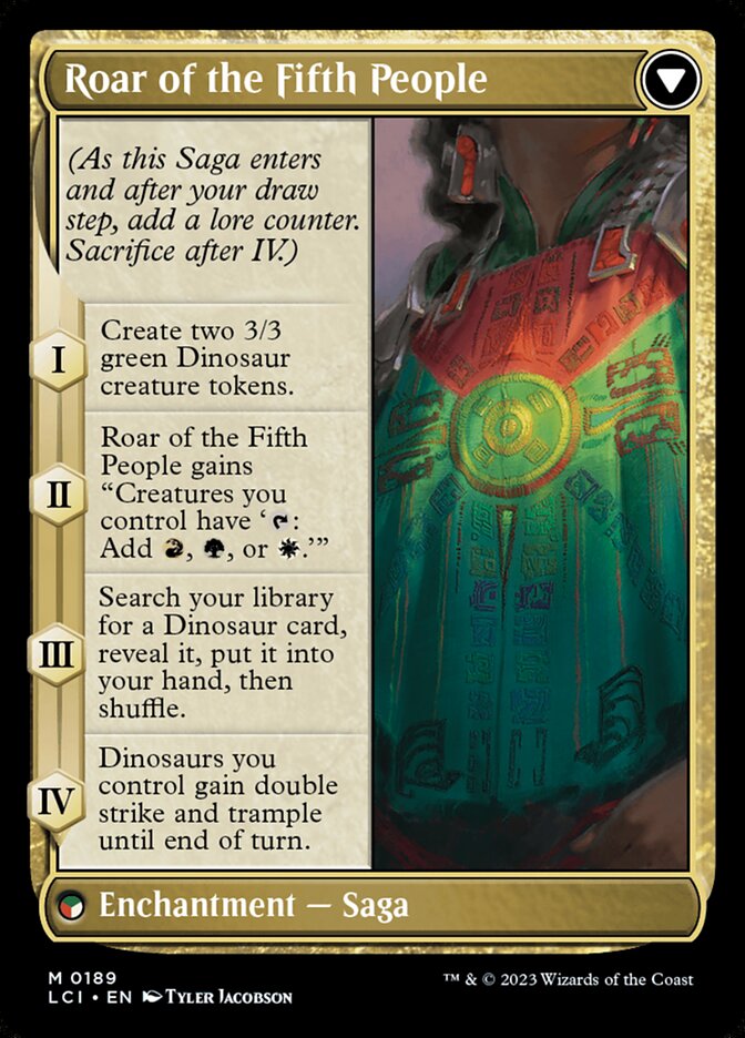 Huatli, Poet of Unity // Roar of the Fifth People card image