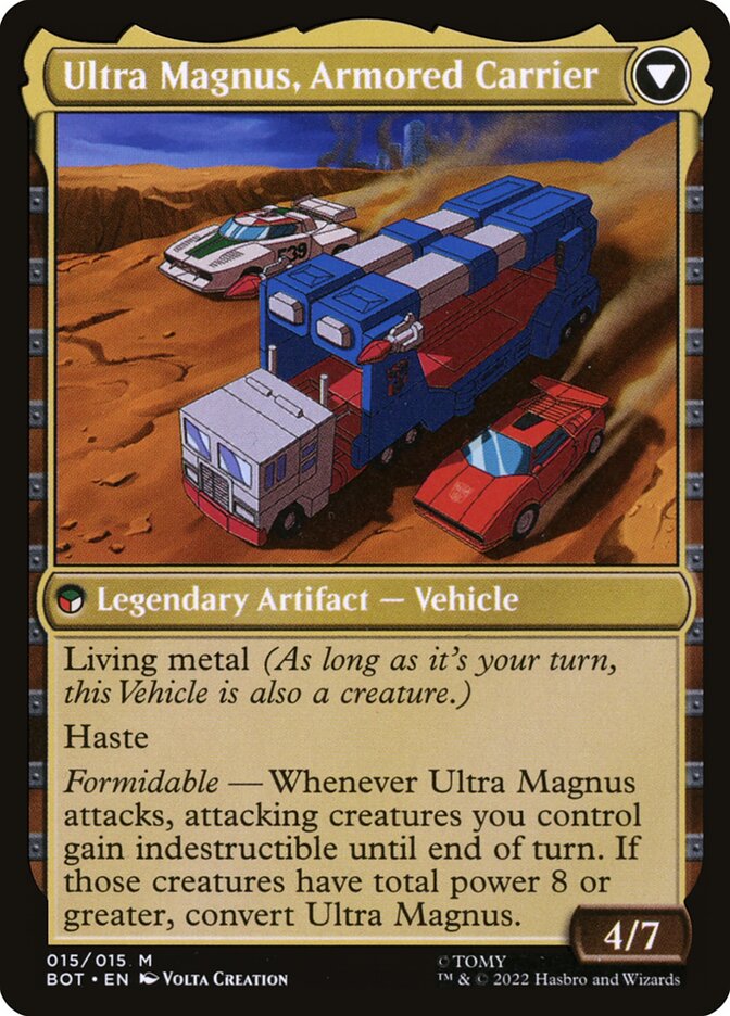 Ultra Magnus, Tactician // Ultra Magnus, Armored Carrier card image