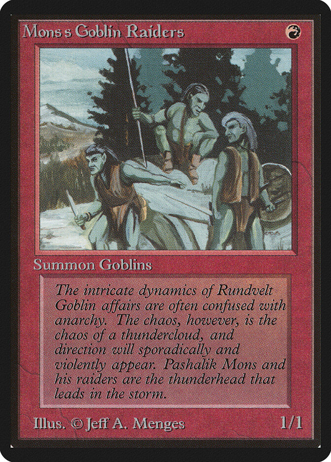 Mons's Goblin Raiders card image