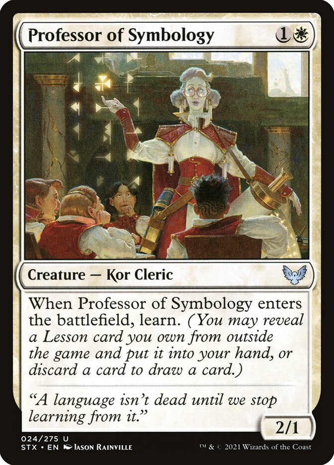 Professor of Symbology card image