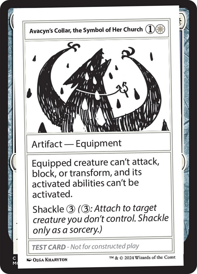 Avacyn's Collar, the Symbol of Her Church card image