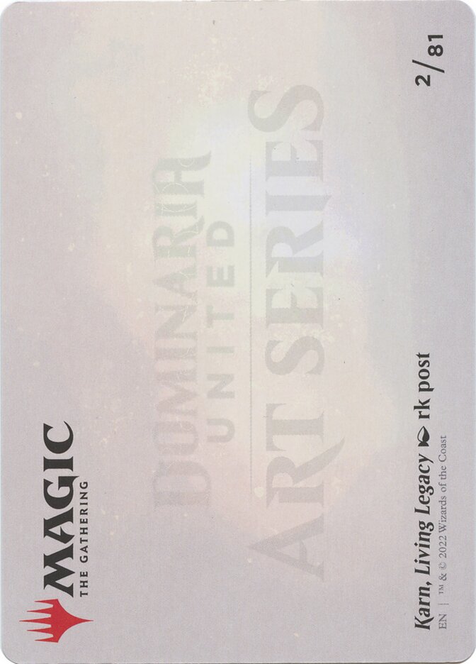 Karn, Living Legacy // Karn, Living Legacy card image