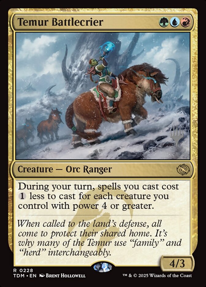 Temur Battlecrier card image