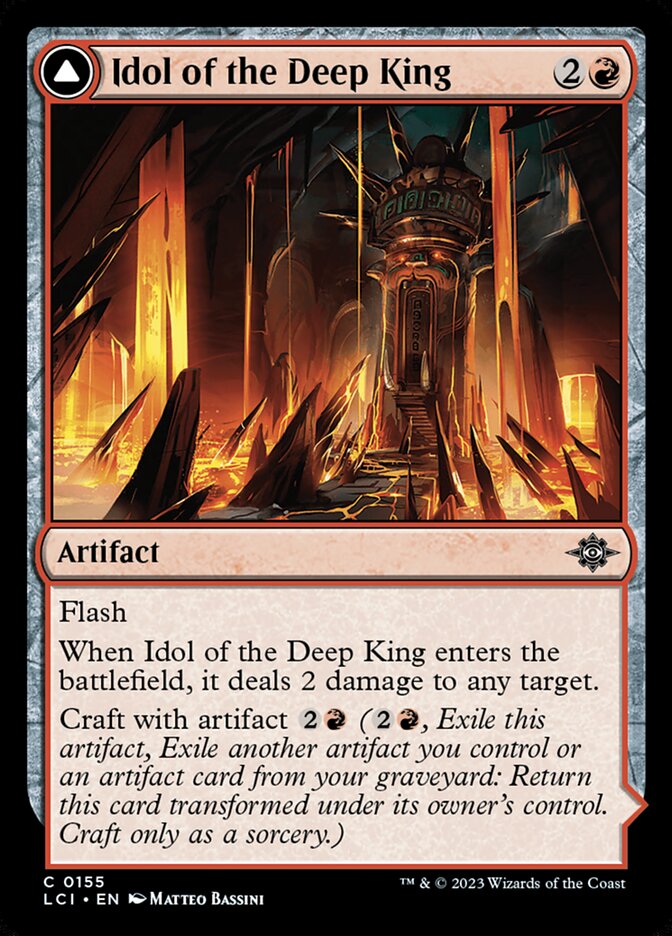 Idol of the Deep King // Sovereign's Macuahuitl card image