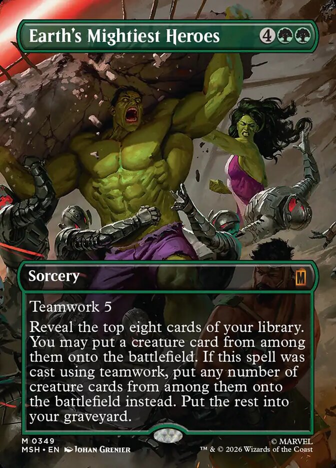 Earth's Mightiest Heroes card image