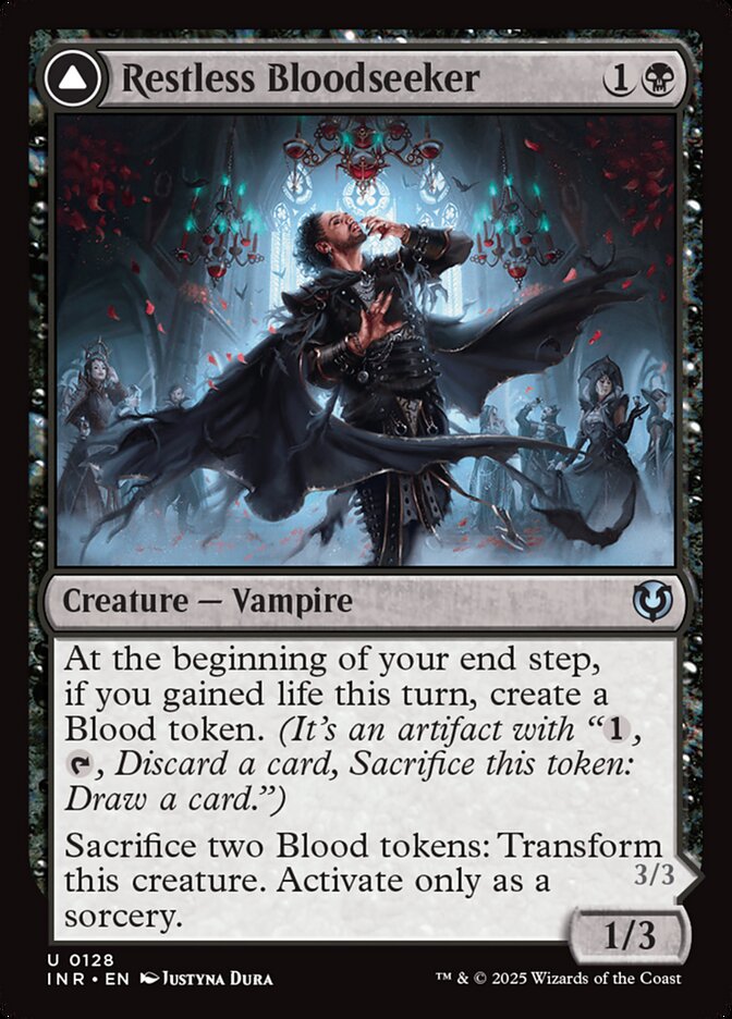 Restless Bloodseeker // Bloodsoaked Reveler card image