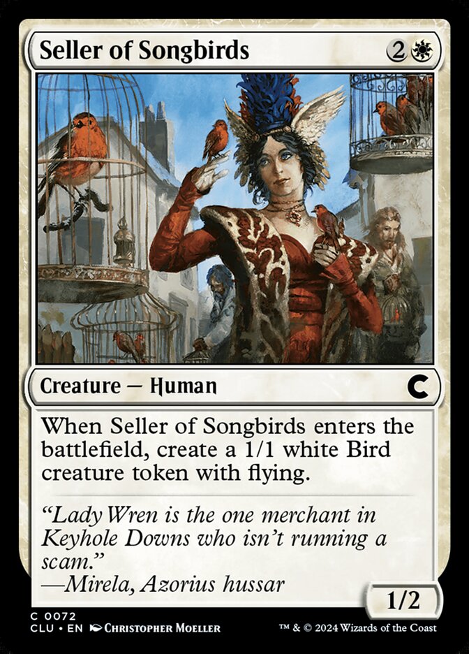 Seller of Songbirds card image