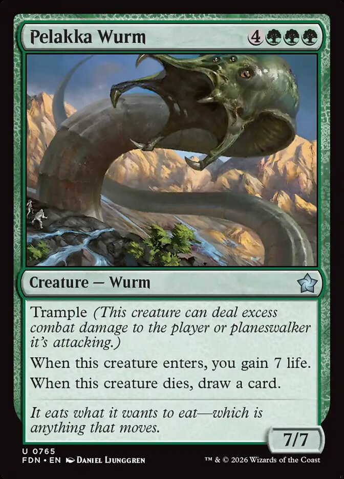 Pelakka Wurm card image
