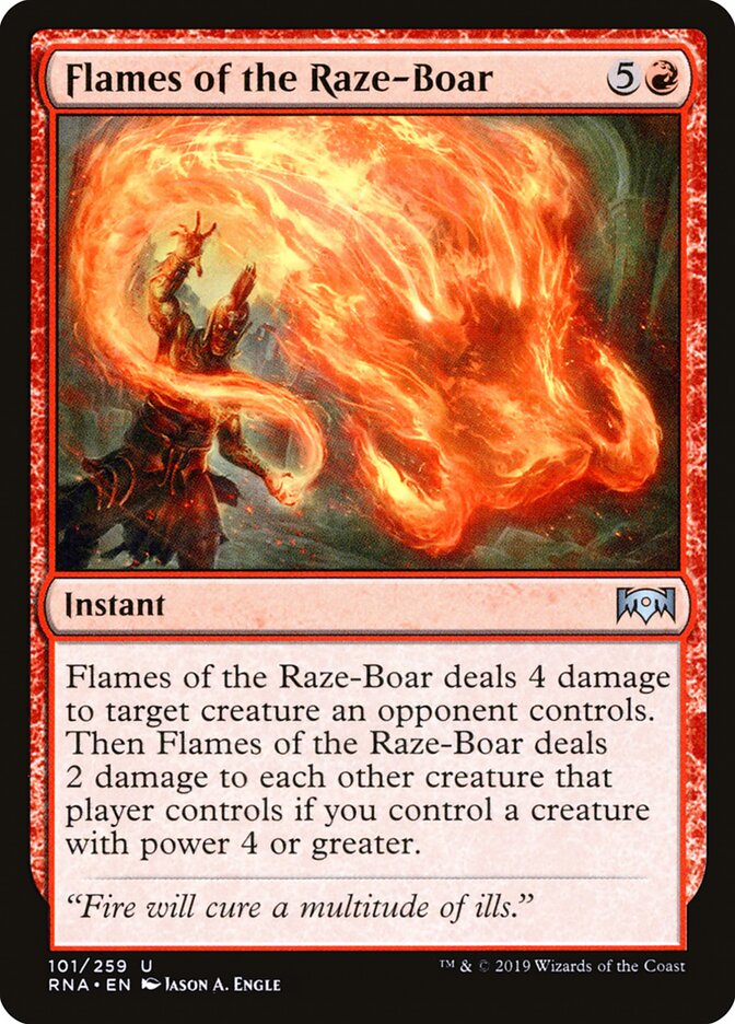 Flames of the Raze-Boar card image