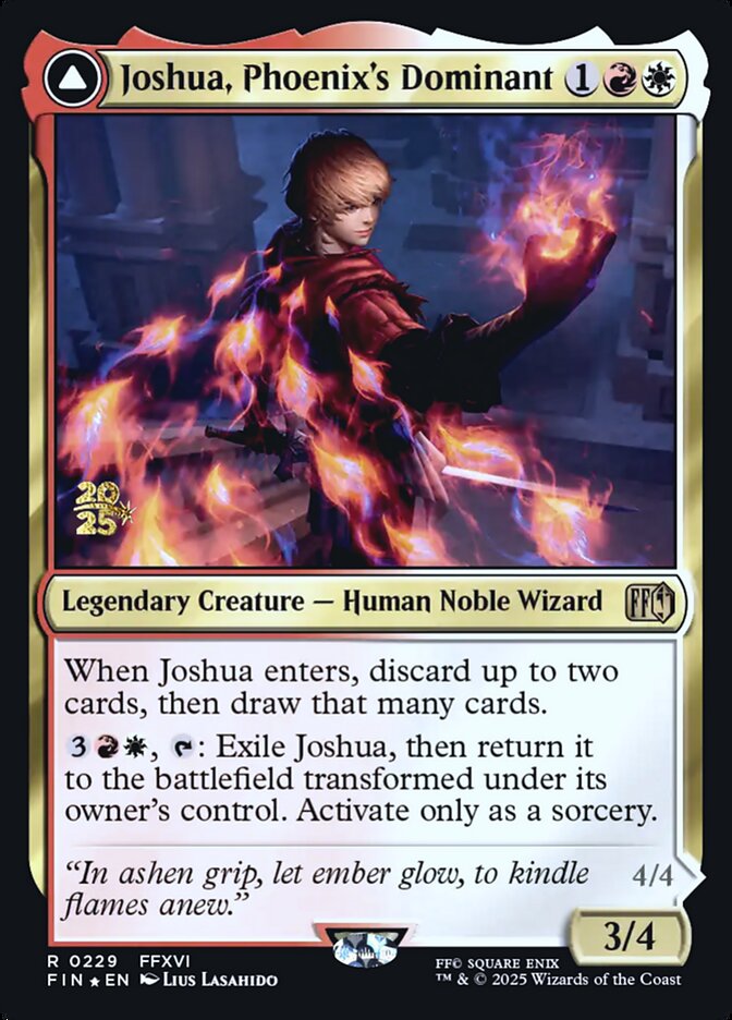 Joshua, Phoenix's Dominant // Phoenix, Warden of Fire card image