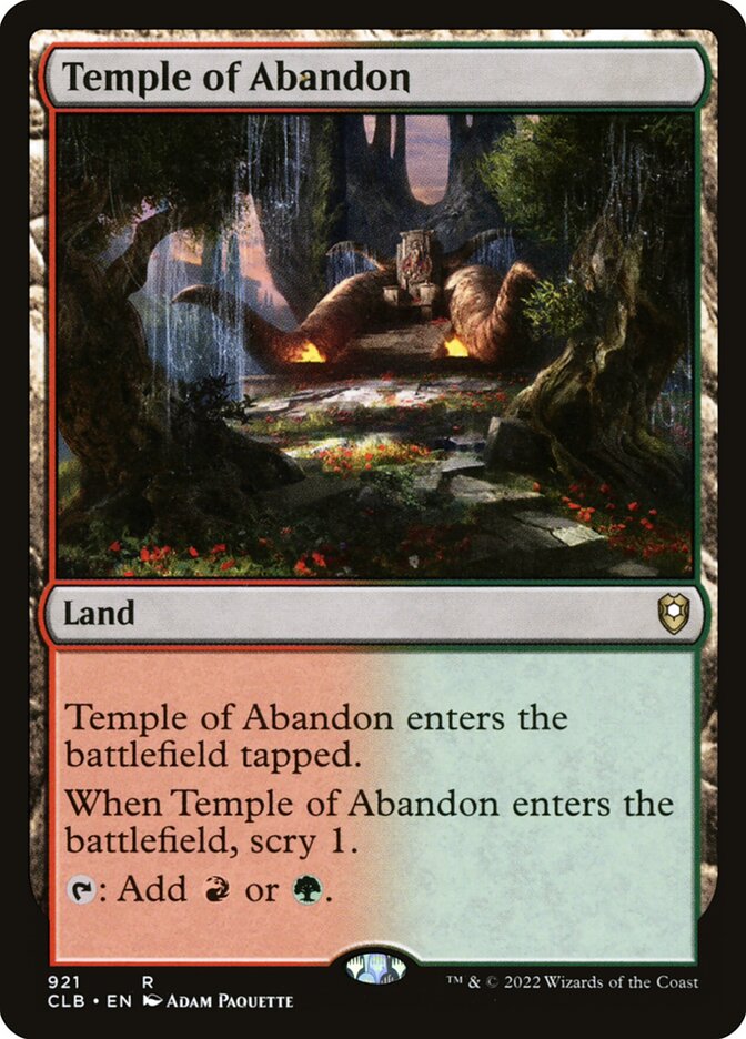Temple of Abandon card image