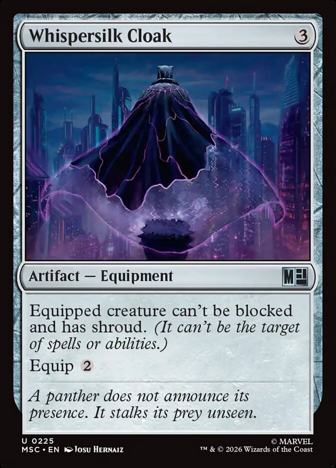 Whispersilk Cloak card image