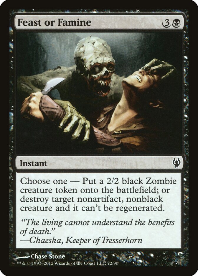 Feast or Famine card image