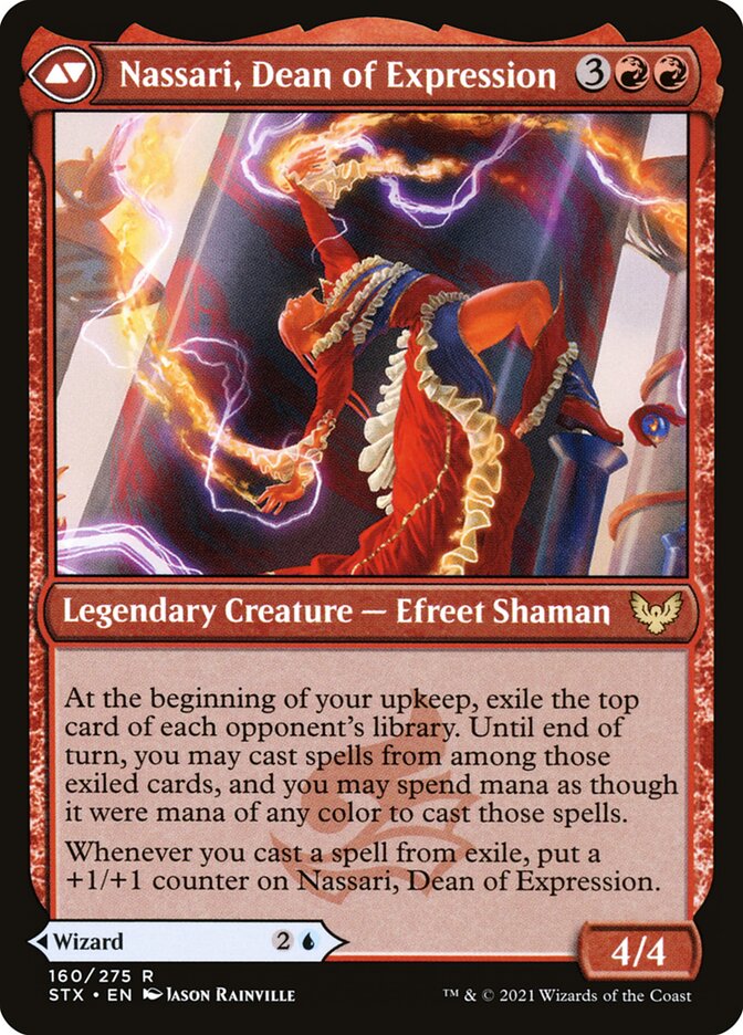 Uvilda, Dean of Perfection // Nassari, Dean of Expression card image