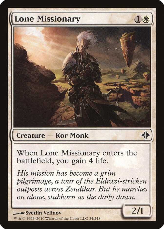 Lone Missionary card image