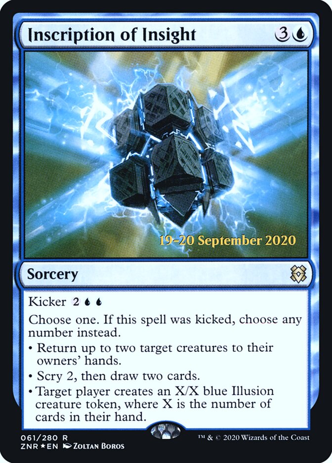 Inscription of Insight card image