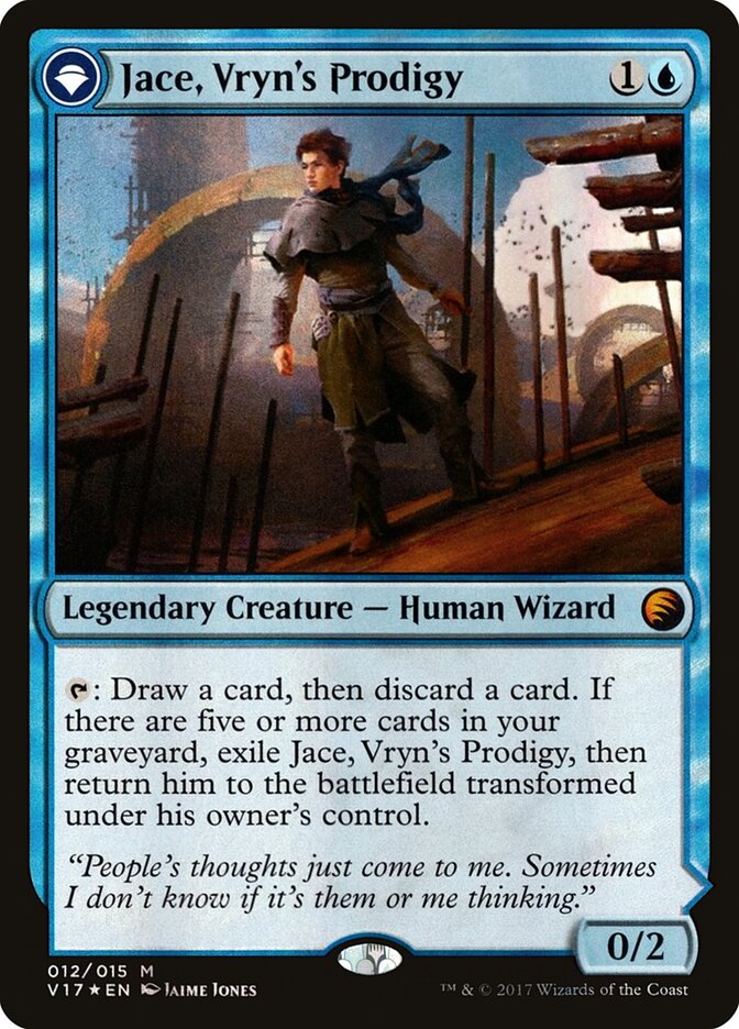 Jace, Vryn's Prodigy // Jace, Telepath Unbound card image