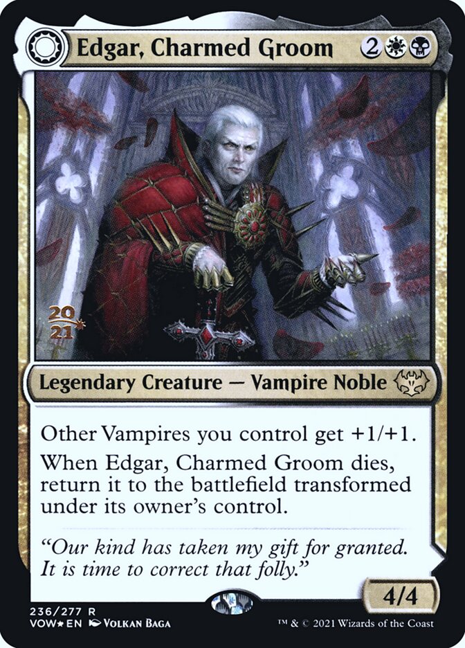 Edgar, Charmed Groom // Edgar Markov's Coffin card image