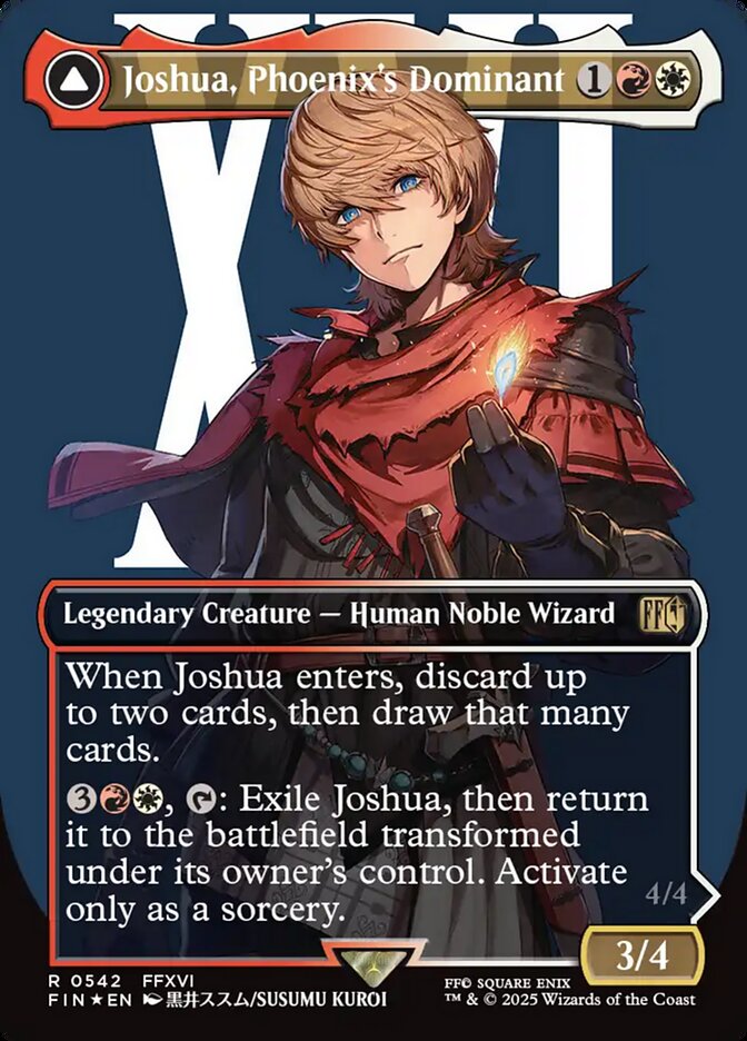 Joshua, Phoenix's Dominant // Phoenix, Warden of Fire card image