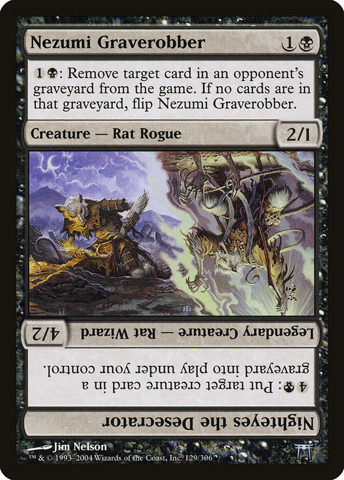 Nezumi Graverobber // Nighteyes the Desecrator card image