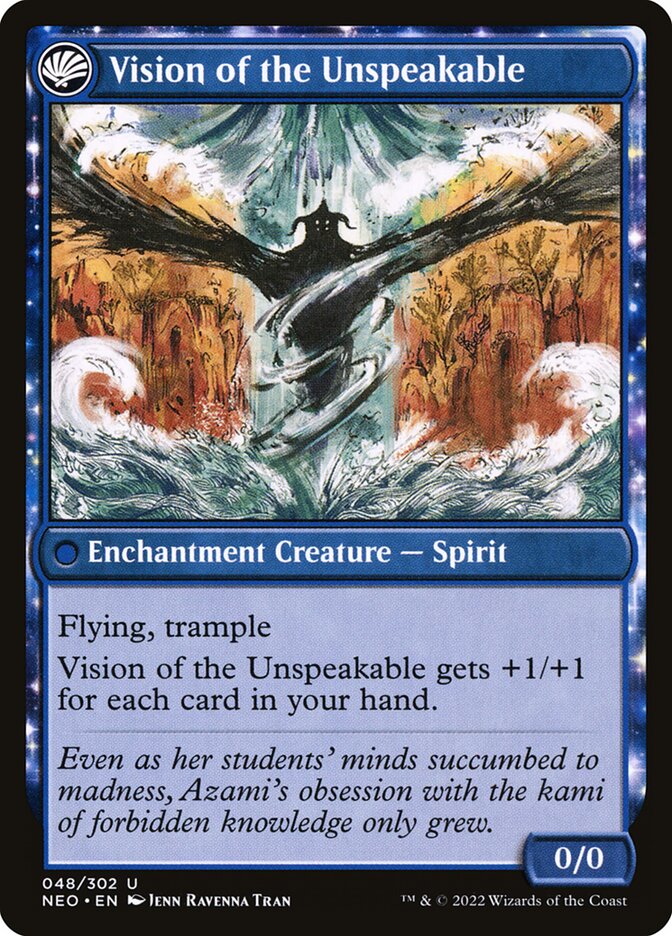 Behold the Unspeakable // Vision of the Unspeakable card image