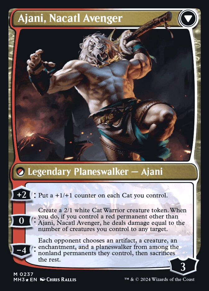 Ajani, Nacatl Pariah // Ajani, Nacatl Avenger card image