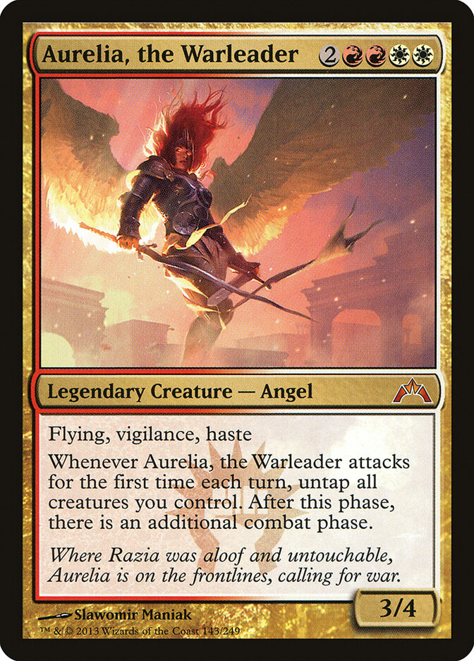 Aurelia, the Warleader card image