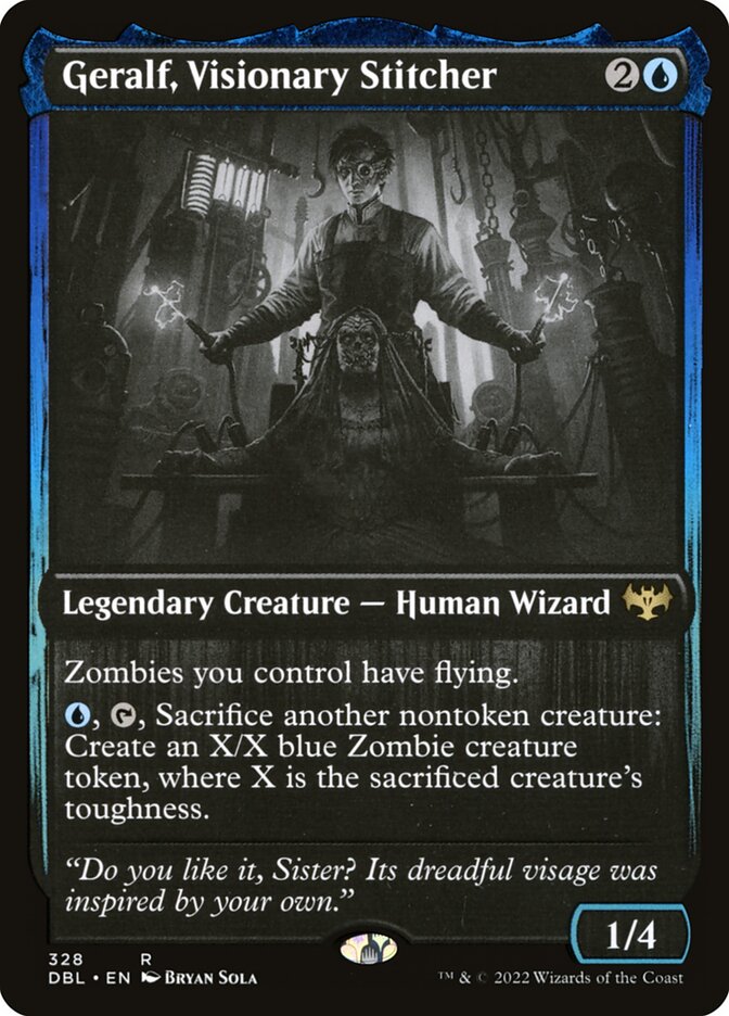 Geralf, Visionary Stitcher card image