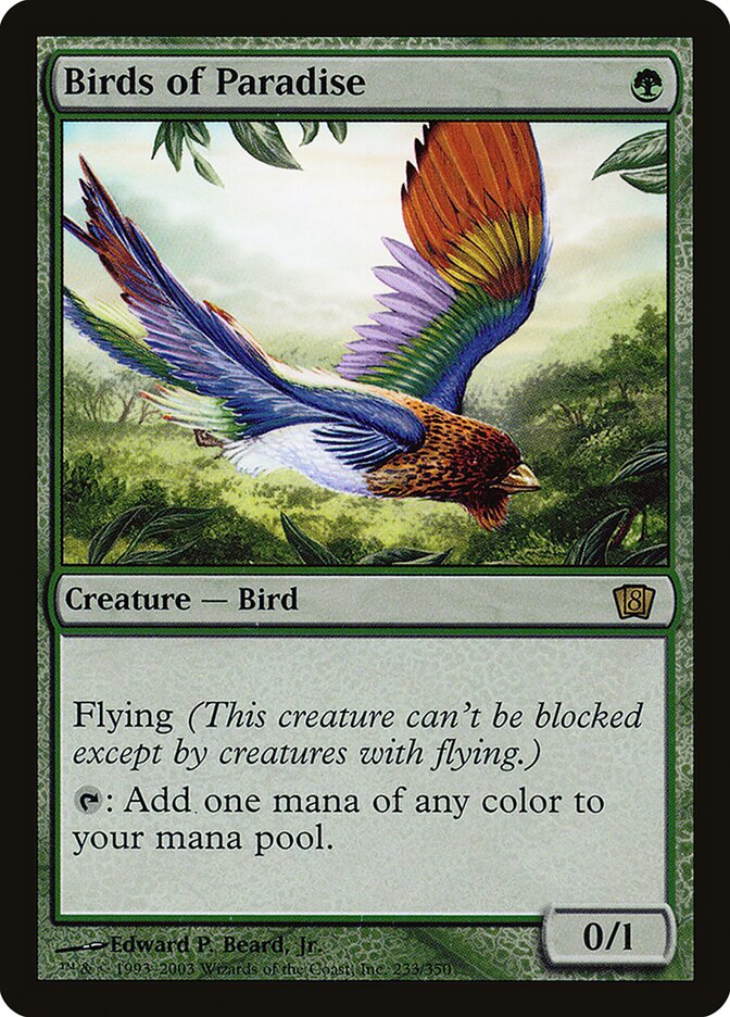 Birds of Paradise card image
