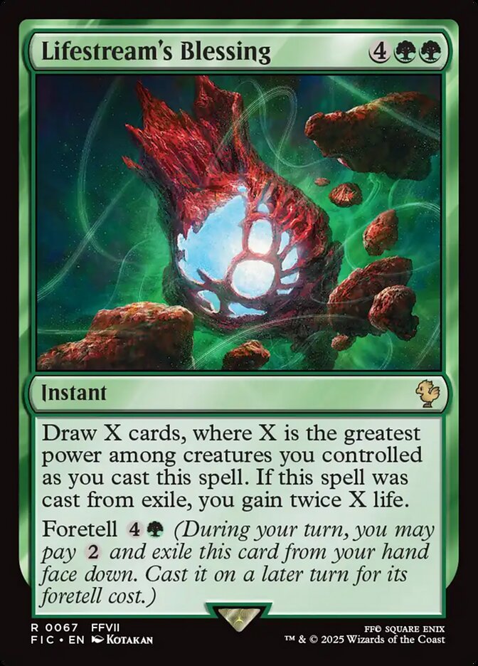 Lifestream's Blessing card image