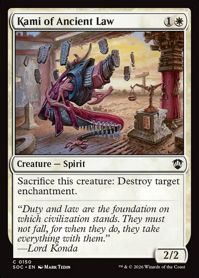 Kami of Ancient Law card image