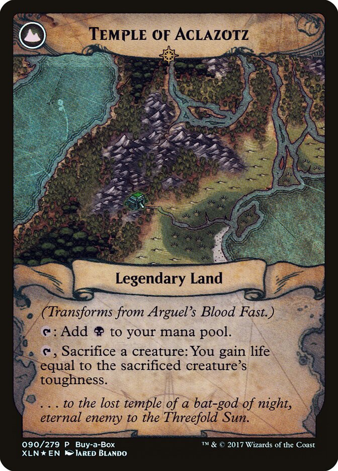 Arguel's Blood Fast // Temple of Aclazotz card image