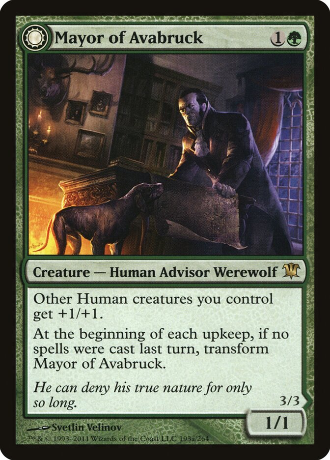 Mayor of Avabruck // Howlpack Alpha card image