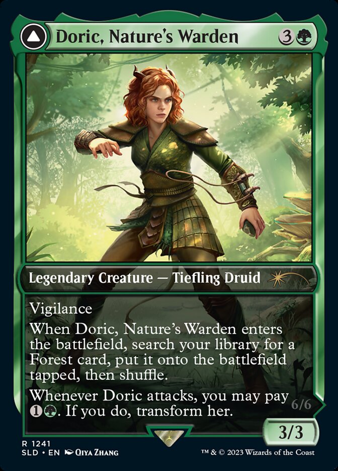 Casal, Lurkwood Pathfinder // Casal, Pathbreaker Owlbear card image