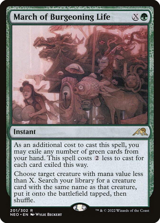 March of Burgeoning Life card image
